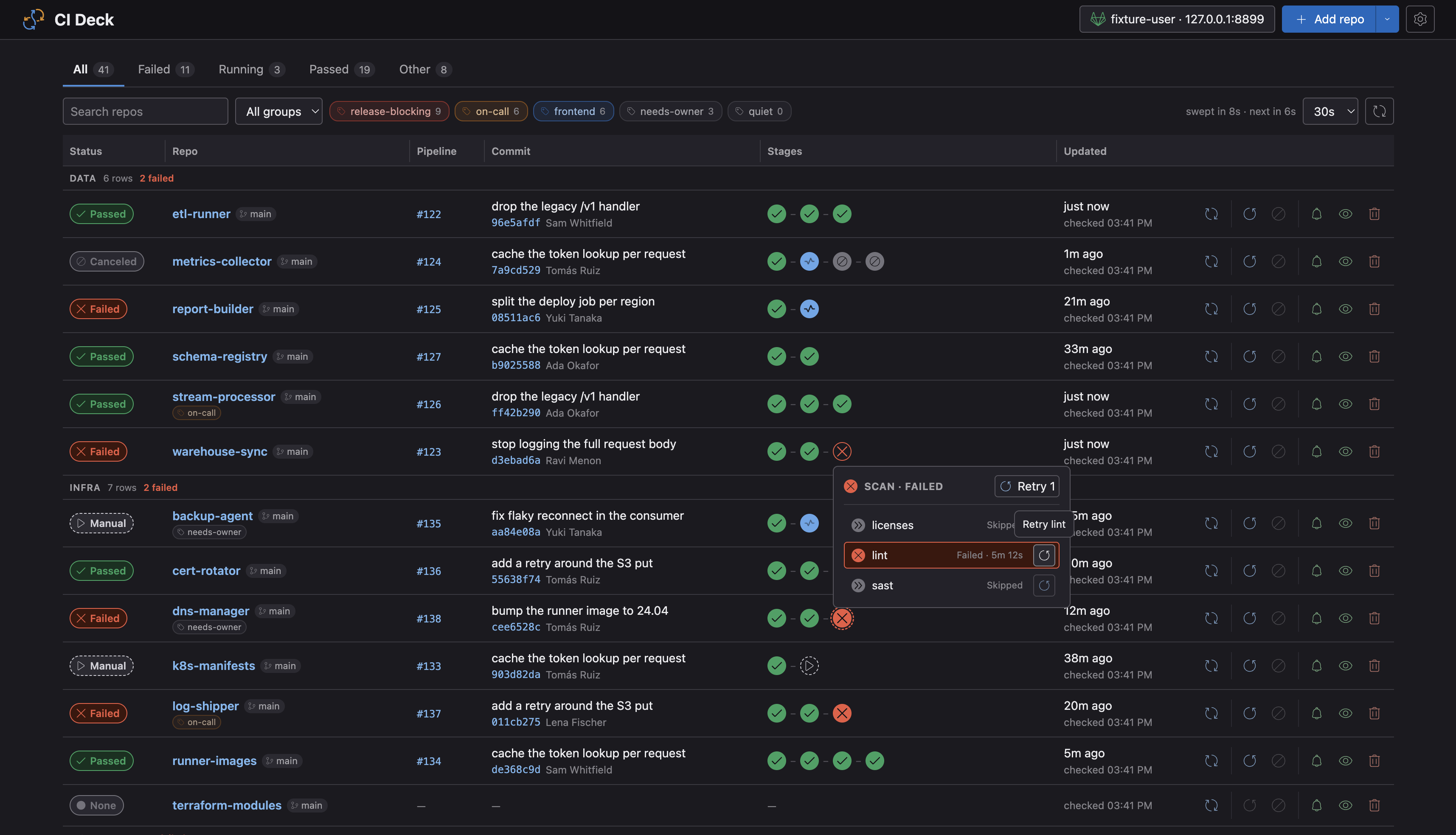 CI Deck Screenshot